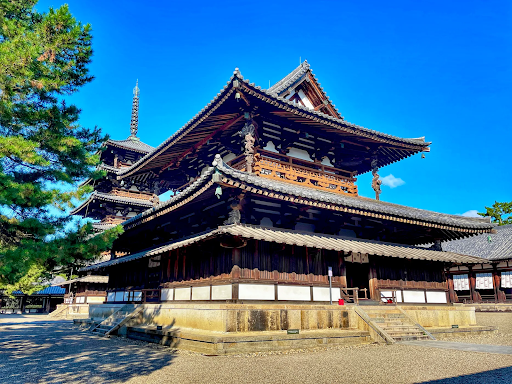 bangunan jepang pagoda haryuji