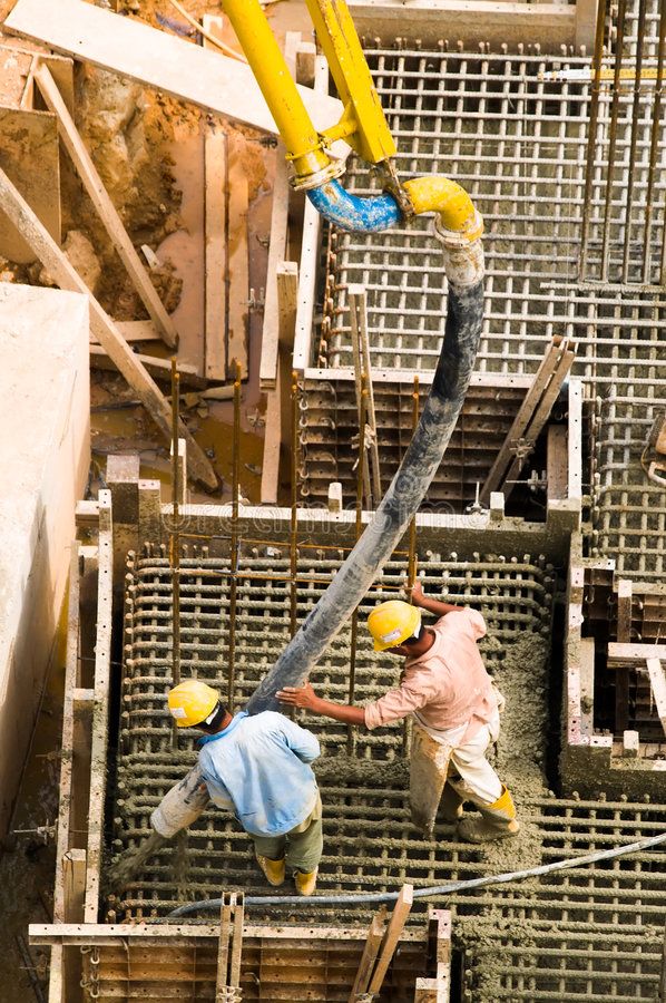 beton besar untuk mall