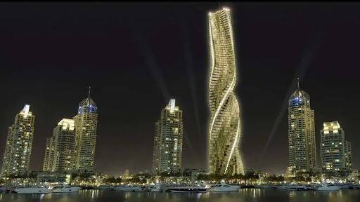 gedung tinggi dubai dynamic tower