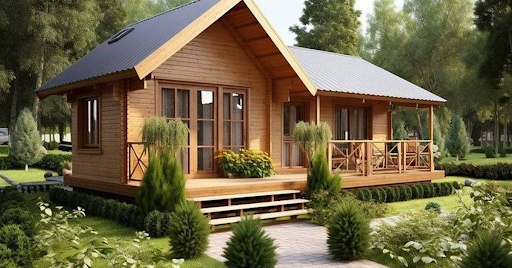 desain rumah kayu cantik